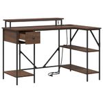 Casa si Gradina - Mobilier - Mese si birouri - Birouri - Birou Stejar brun 120 x 79 x 86.5 cm Lemn compozit - Infinity.ro