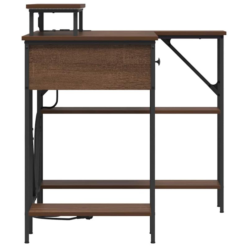 Casa si Gradina - Mobilier - Mese si birouri - Birouri - Birou Stejar brun 120 x 79 x 86.5 cm Lemn compozit - Infinity.ro