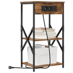 Casa si Gradina - Mobilier - Comode si corpuri - Noptiere - Noptiere 2 pcs Stejar afumat 41 x 31 x 76 cm Lemn compozit - Infinity.ro
