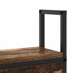 Casa si Gradina - Mobilier - Paturi si accesorii - Accesorii paturi - Tablie de pat cu LED, negru, 180x7x118/128 cm, textil - Infinity.ro
