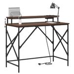 Casa si Gradina - Mobilier - Mese si birouri - Birouri - Birou Stejar brun 100 x 50 x 86.5 cm Lemn compozit - Infinity.ro