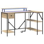 Casa si Gradina - Mobilier - Mese si birouri - Birouri - Birou Stejar sonoma 120 x 79 x 86.5 cm Lemn compozit - Infinity.ro