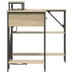 Casa si Gradina - Mobilier - Mese si birouri - Birouri - Birou Stejar sonoma 120 x 79 x 86.5 cm Lemn compozit - Infinity.ro