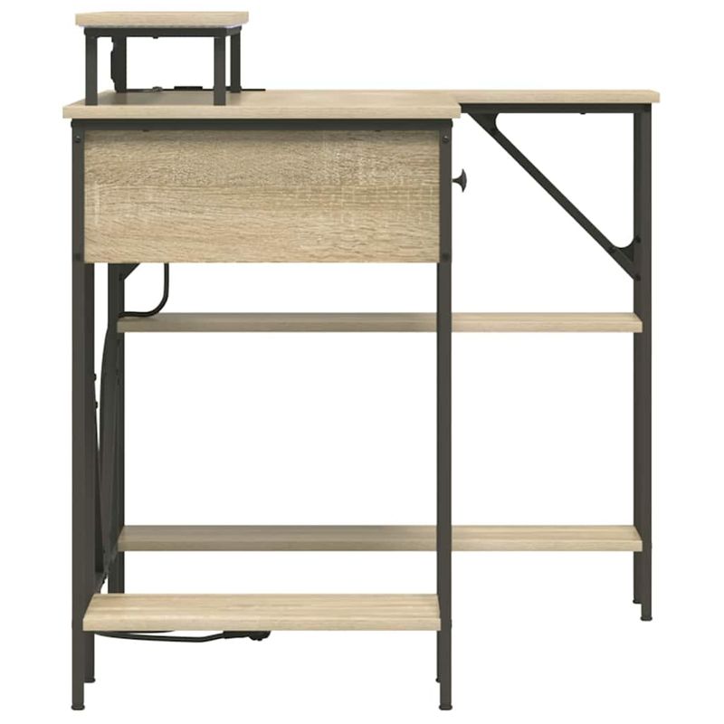 Casa si Gradina - Mobilier - Mese si birouri - Birouri - Birou Stejar sonoma 120 x 79 x 86.5 cm Lemn compozit - Infinity.ro