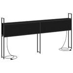 Casa si Gradina - Mobilier - Paturi si accesorii - Accesorii paturi - Tablie de pat cu LED, roz, 200x5x118/128 cm, catifea - Infinity.ro