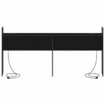 Casa si Gradina - Mobilier - Paturi si accesorii - Accesorii paturi - Tablie de pat cu LED, roz, 200x5x118/128 cm, catifea - Infinity.ro
