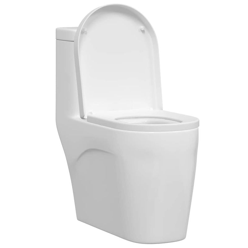 Casa si Gradina - Sanitare - Obiecte sanitare - Accesorii vase de toaleta - Capacul de toaleta Alb 48 x 36.5 x 4.5 cm Polipropilena - Infinity.ro