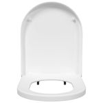 Casa si Gradina - Sanitare - Obiecte sanitare - Accesorii vase de toaleta - Capacul de toaleta Alb 48 x 36.5 x 4.5 cm Polipropilena - Infinity.ro