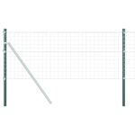 Casa si Gradina - Gradina si terasa - Garduri, panouri si accesorii - Stalpi de Gard 2 pcs Verde 110 cm Otel vopsit in pulbere - Infinity.ro