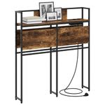 Casa si Gradina - Mobilier - Paturi si accesorii - Accesorii paturi - Tablie de pat cu LED, negru, 163x16x78/88 cm, textil - Infinity.ro