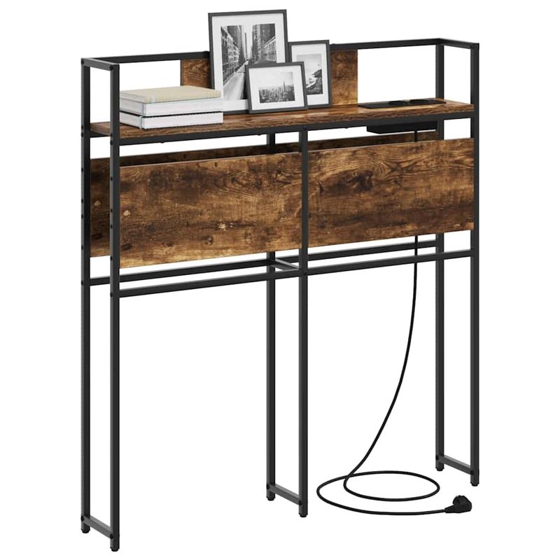 Casa si Gradina - Mobilier - Paturi si accesorii - Accesorii paturi - Tablie de pat cu LED, negru, 163x16x78/88 cm, textil - Infinity.ro