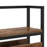 Casa si Gradina - Mobilier - Paturi si accesorii - Accesorii paturi - Tablie de pat cu LED, negru, 163x16x78/88 cm, textil - Infinity.ro