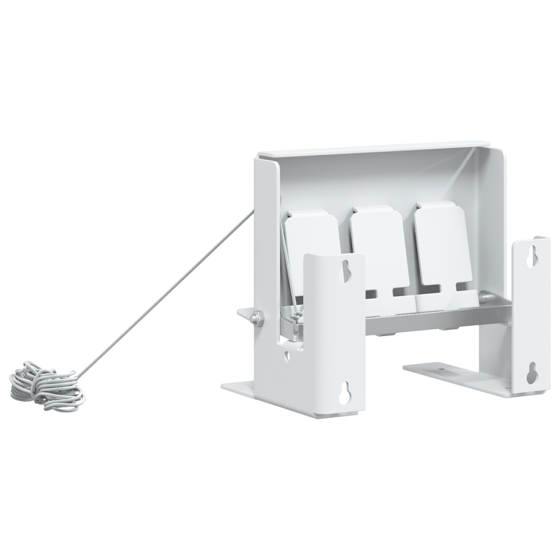 Sport si Outdoor - Accesorii si echipamente sportive - Accesorii antrenament si tabele tactice - Tinta de biatlon cu 3 gauri, rabatabila, cu snur de resetare - Infinity.ro