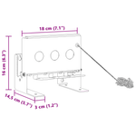 Sport si Outdoor - Accesorii si echipamente sportive - Accesorii antrenament si tabele tactice - Tinta de biatlon cu 3 gauri, rabatabila, cu snur de resetare - Infinity.ro
