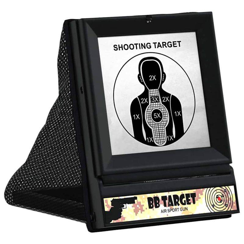 Sport si Outdoor - Accesorii si echipamente sportive - Accesorii antrenament si tabele tactice - tinta Airsoft Negru 19 x 26 x 25 cm Plastic - Infinity.ro