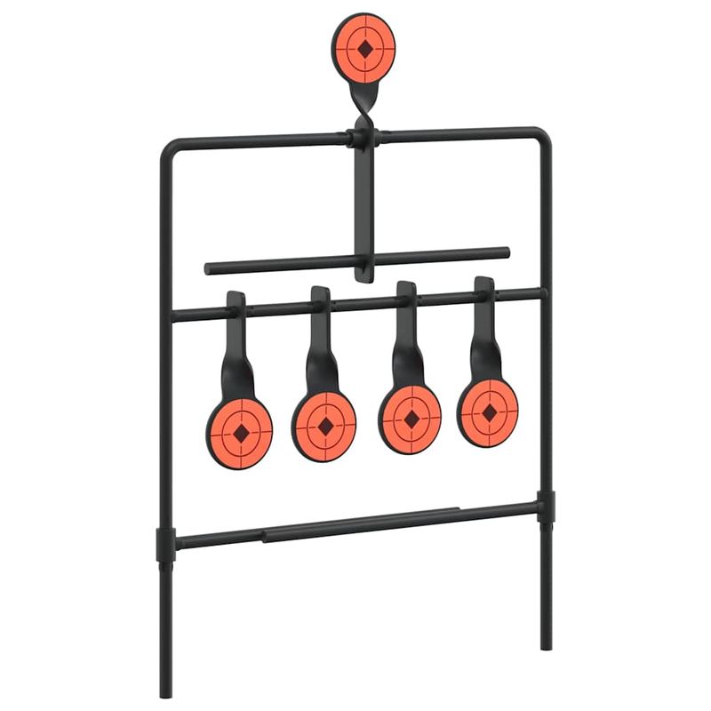 Sport si Outdoor - Accesorii si echipamente sportive - Accesorii antrenament si tabele tactice - Tinta de tragere Negru 40 x 34 x 53 cm Otel - Infinity.ro