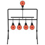 Sport si Outdoor - Accesorii si echipamente sportive - Accesorii antrenament si tabele tactice - Tinta de tragere Negru 40 x 34 x 53 cm Otel - Infinity.ro