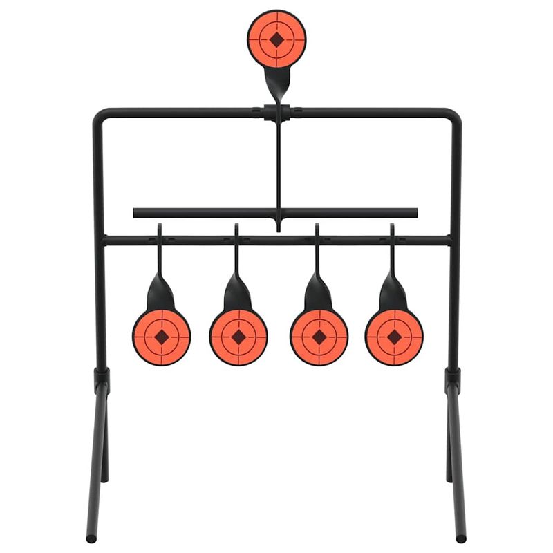 Sport si Outdoor - Accesorii si echipamente sportive - Accesorii antrenament si tabele tactice - Tinta de tragere Negru 40 x 34 x 53 cm Otel - Infinity.ro