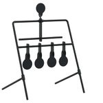 Sport si Outdoor - Accesorii si echipamente sportive - Accesorii antrenament si tabele tactice - Tinta de tragere Negru 40 x 34 x 53 cm Otel - Infinity.ro