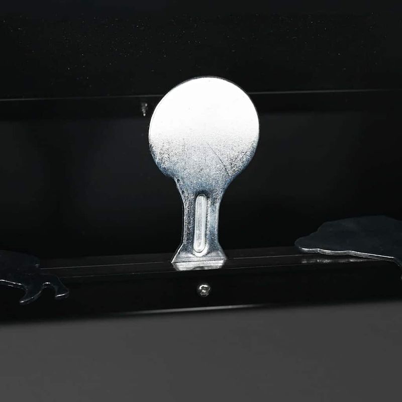 Sport si Outdoor - Accesorii si echipamente sportive - Accesorii antrenament si tabele tactice - Cutie pentru capcane de bile Negru 29 x 22 x 20 cm Otel - Infinity.ro