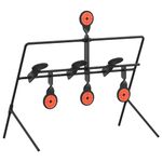 Sport si Outdoor - Accesorii si echipamente sportive - Accesorii antrenament si tabele tactice - Tinta de tragere Negru 40 x 34 x 53 cm Otel - Infinity.ro