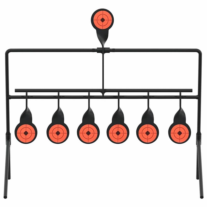 Sport si Outdoor - Accesorii si echipamente sportive - Accesorii antrenament si tabele tactice - Tinta de tragere Negru 40 x 34 x 53 cm Otel - Infinity.ro