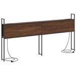 Casa si Gradina - Mobilier - Paturi si accesorii - Accesorii paturi - Tablie de pat cu LED, negru, 83x16x118/128 cm, catifea - Infinity.ro