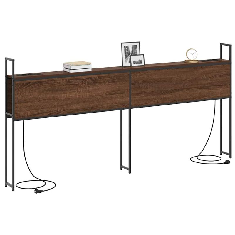 Casa si Gradina - Mobilier - Paturi si accesorii - Accesorii paturi - Tablie de pat cu LED, negru, 83x16x118/128 cm, catifea - Infinity.ro