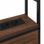 Casa si Gradina - Mobilier - Paturi si accesorii - Accesorii paturi - Tablie de pat cu LED, negru, 83x16x118/128 cm, catifea - Infinity.ro