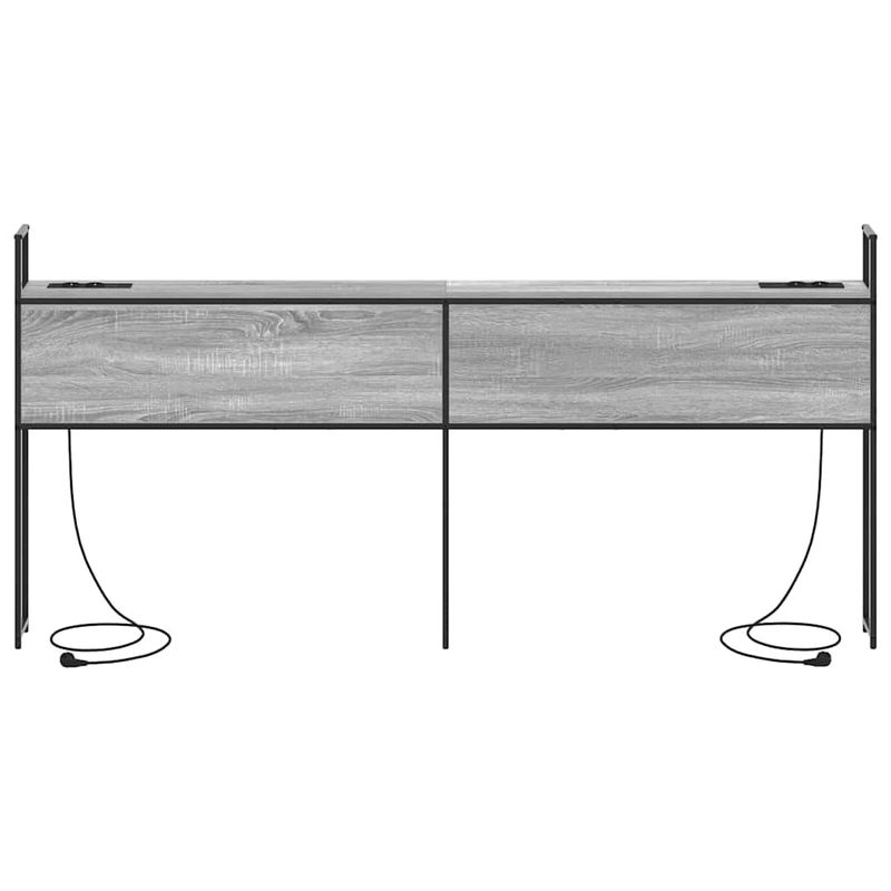 Casa si Gradina - Mobilier - Paturi si accesorii - Accesorii paturi - Tablie de pat cu LED, negru, 144x5x118/128 cm, catifea - Infinity.ro