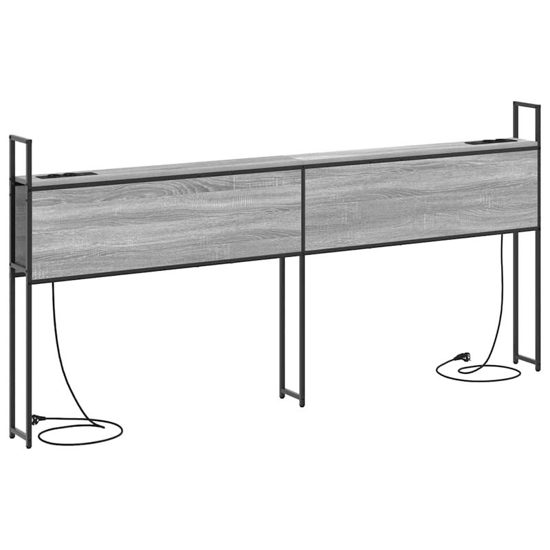 Casa si Gradina - Mobilier - Paturi si accesorii - Accesorii paturi - Tablie de pat cu LED, negru, 144x5x118/128 cm, catifea - Infinity.ro