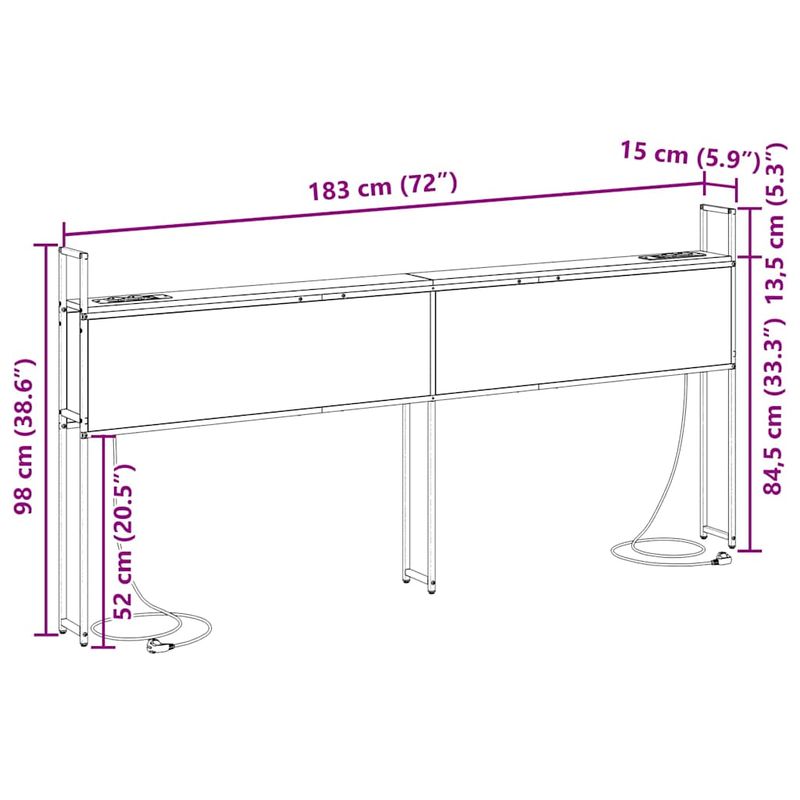 Casa si Gradina - Mobilier - Paturi si accesorii - Accesorii paturi - Tablie de pat cu LED, negru, 144x5x118/128 cm, catifea - Infinity.ro