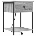 Casa si Gradina - Mobilier - Comode si corpuri - Noptiere - Noptiere 2 pcs sonoma gri 42 x 41 x 56 cm Lemn compozit - Infinity.ro