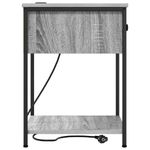 Casa si Gradina - Mobilier - Comode si corpuri - Noptiere - Noptiere 2 pcs sonoma gri 42 x 41 x 56 cm Lemn compozit - Infinity.ro