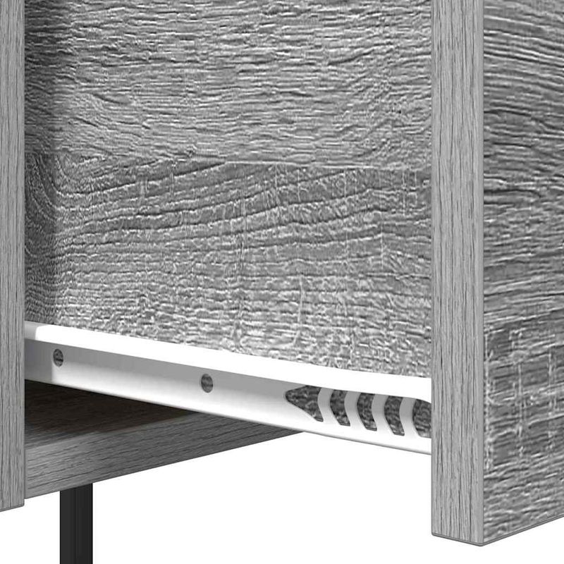 Casa si Gradina - Mobilier - Comode si corpuri - Noptiere - Noptiere 2 pcs sonoma gri 42 x 41 x 56 cm Lemn compozit - Infinity.ro