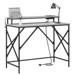 Casa si Gradina - Mobilier - Mese si birouri - Birouri - Birou sonoma gri 100 x 50 x 86.5 cm Lemn compozit - Infinity.ro
