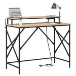 Casa si Gradina - Mobilier - Mese si birouri - Birouri - Birou Stejar sonoma 100 x 50 x 86.5 cm Lemn compozit - Infinity.ro