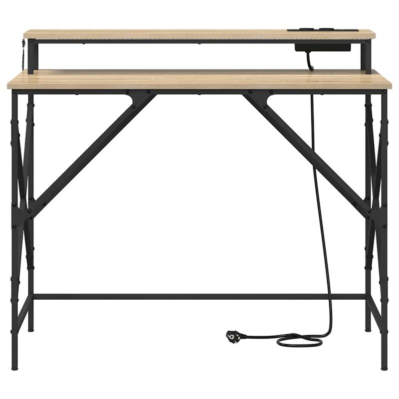 Casa si Gradina - Mobilier - Mese si birouri - Birouri - Birou Stejar sonoma 100 x 50 x 86.5 cm Lemn compozit - Infinity.ro