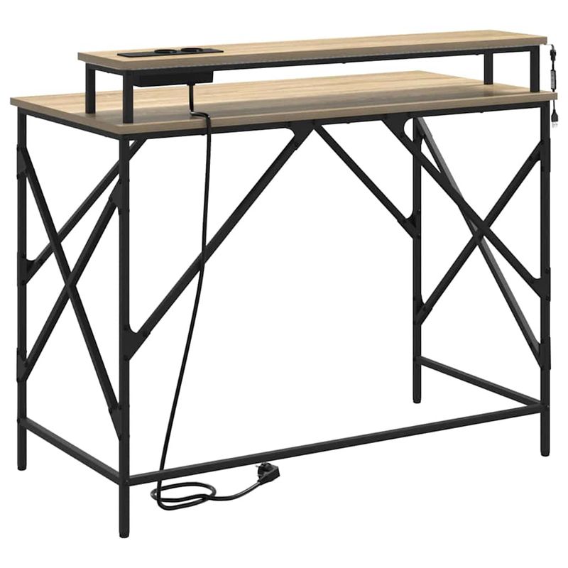 Casa si Gradina - Mobilier - Mese si birouri - Birouri - Birou Stejar sonoma 100 x 50 x 86.5 cm Lemn compozit - Infinity.ro
