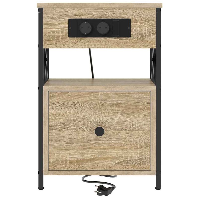 Casa si Gradina - Mobilier - Comode si corpuri - Noptiere - Noptiere 2 pcs Stejar sonoma 40 x 31 x 60 cm Lemn compozit - Infinity.ro