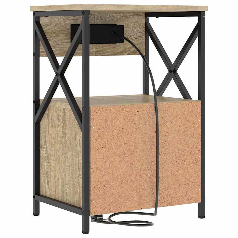 Casa si Gradina - Mobilier - Comode si corpuri - Noptiere - Noptiere 2 pcs Stejar sonoma 40 x 31 x 60 cm Lemn compozit - Infinity.ro