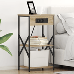 Casa si Gradina - Mobilier - Comode si corpuri - Noptiere - Noptiere 2 pcs Stejar sonoma 41 x 31 x 76 cm Lemn compozit - Infinity.ro