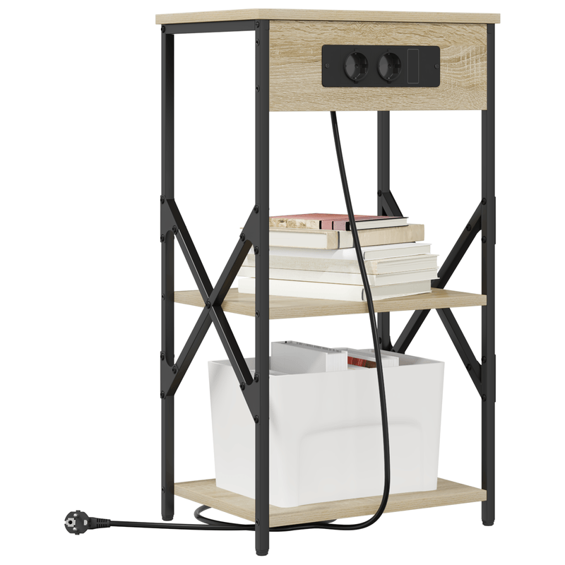 Casa si Gradina - Mobilier - Comode si corpuri - Noptiere - Noptiere 2 pcs Stejar sonoma 41 x 31 x 76 cm Lemn compozit - Infinity.ro