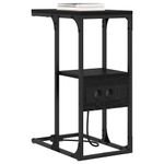 Casa si Gradina - Mobilier - Comode si corpuri - Noptiere - Noptiera Stejar negru 41.5 x 26 x 60.5 cm Lemn compozit - Infinity.ro