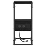 Casa si Gradina - Mobilier - Comode si corpuri - Noptiere - Noptiera Stejar negru 41.5 x 26 x 60.5 cm Lemn compozit - Infinity.ro