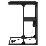 Casa si Gradina - Mobilier - Comode si corpuri - Noptiere - Noptiera Stejar negru 41.5 x 26 x 60.5 cm Lemn compozit - Infinity.ro