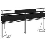 Casa si Gradina - Mobilier - Paturi si accesorii - Accesorii paturi - Tablie de pat cu LED, roz, 200x5x78/88 cm, catifea - Infinity.ro