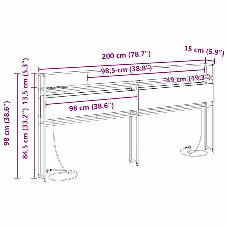 Casa si Gradina - Mobilier - Paturi si accesorii - Accesorii paturi - Tablie de pat cu LED, roz, 200x5x78/88 cm, catifea - Infinity.ro