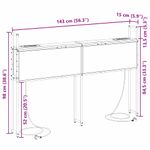 Casa si Gradina - Mobilier - Paturi si accesorii - Accesorii paturi - Tablie de pat cu LED, roz, 180x5x118/128 cm, catifea - Infinity.ro