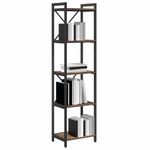 Casa si Gradina - Mobilier - Biblioteci si rafturi - Biblioteci - Biblioteca Stejar afumat 40 x 30 x 153 cm Lemn compozit - Infinity.ro